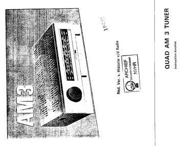 Quad_Acoustical-AM3_AM3 Tuner_AMII ;Tuner-1965.Tuner preview